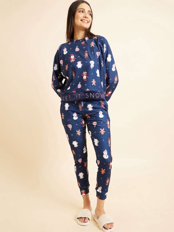 Sdl By Sweet Dreams Polyester Loungewear And Nightwear - Buy Sdl By Sweet  Dreams Polyester Loungewear And Nightwear online in India