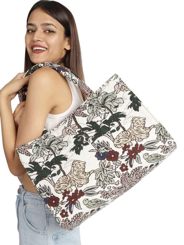 White Fabric Bags Tote Buy White Fabric Bags Tote online in India