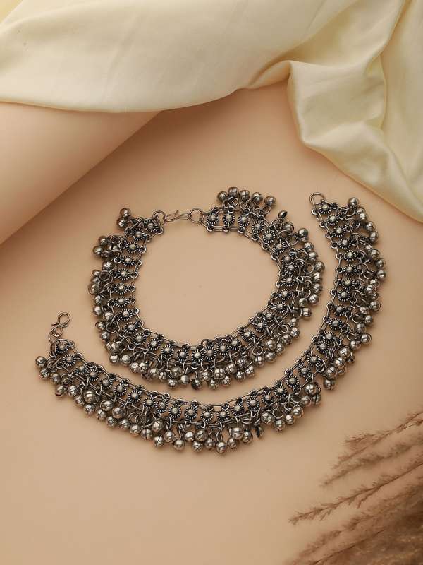 Anklet with shop ghungroo