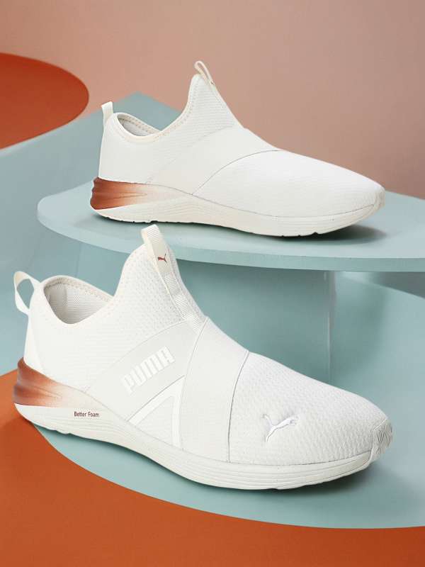 Puma white ankle shoes new arrivals