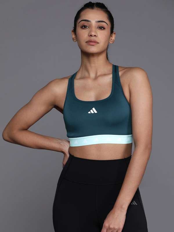 adidas Tailored Impact Luxe Training High-Support Bra - Brown | adidas India