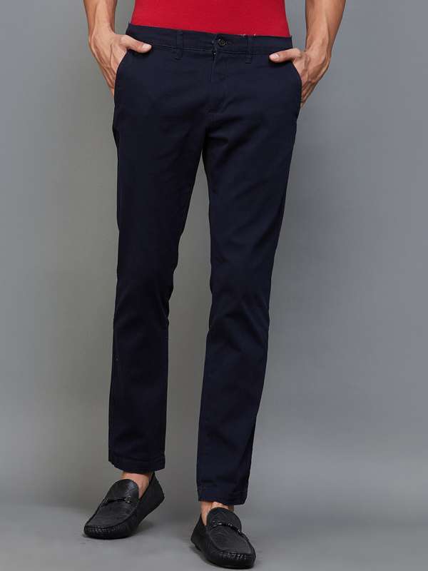 Men Trousers Code By Lifestyle French Republic Cotton County - Buy Men  Trousers Code By Lifestyle French Republic Cotton County online in India