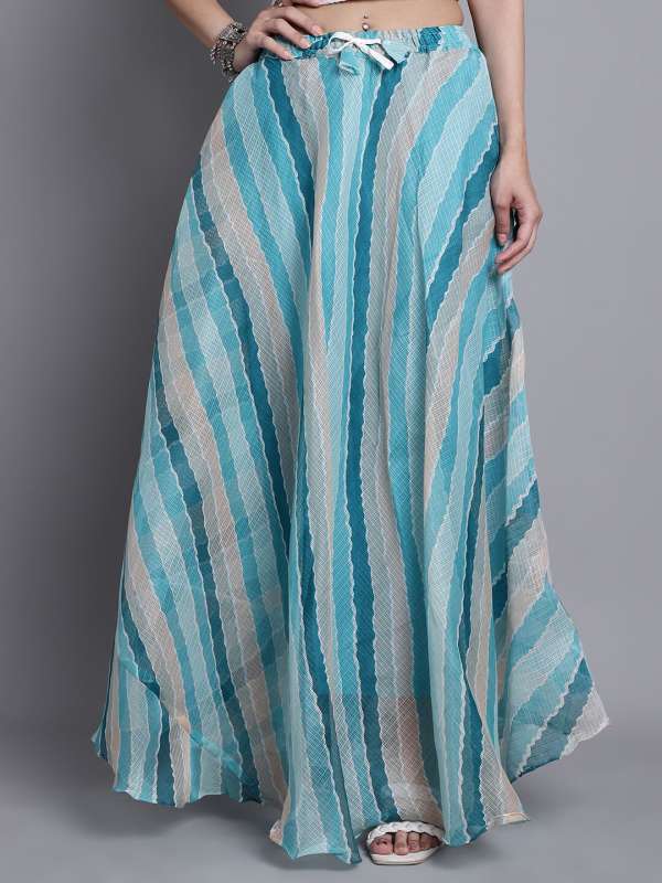 Blue deals skirt online