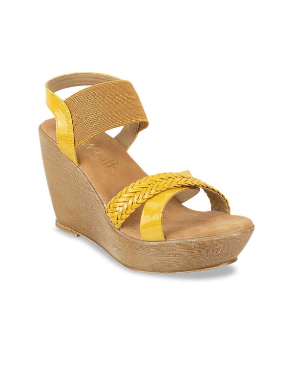 Yellow Wedges - Buy Yellow Wedges online in India