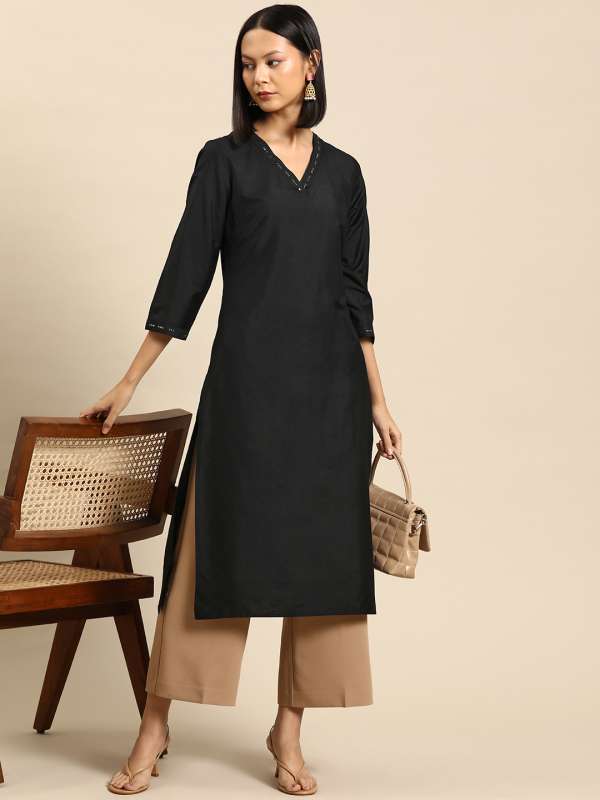 All About You Synthetic Kurtas Buy All About You Synthetic Kurtas online in India