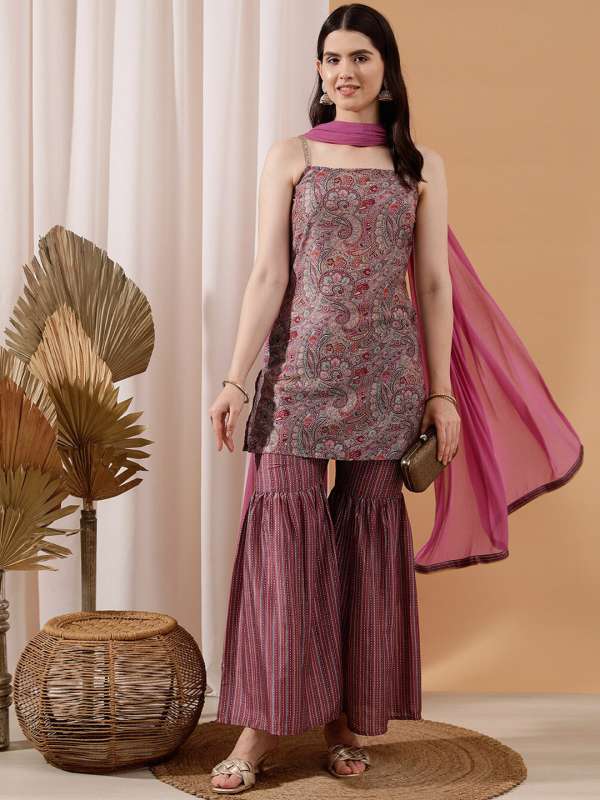 Pink best sale root kurtis