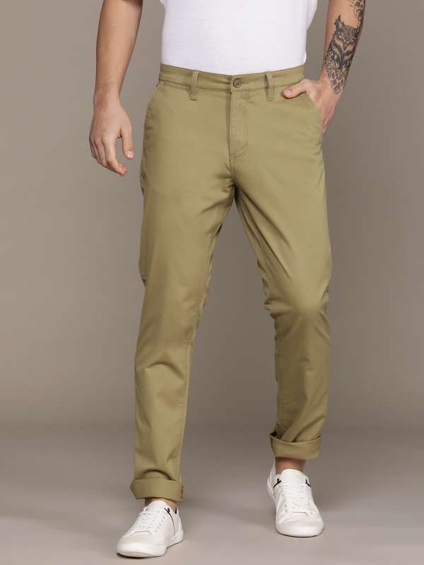 Khaki colour trousers store