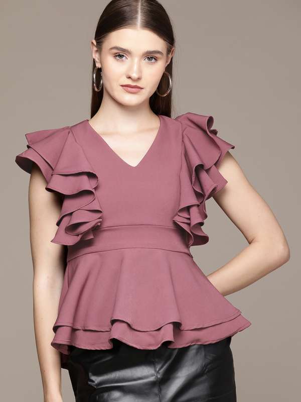 Bebe peplum top best sale