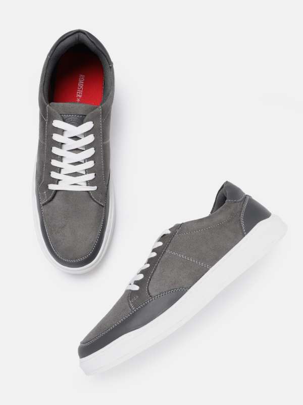 Men's gray casual shoes clearance