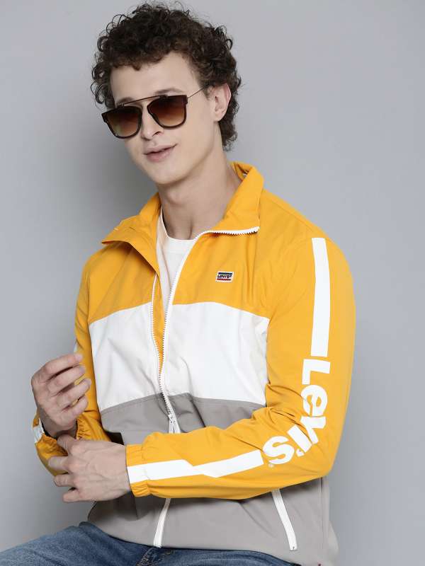 Levi's color block puffer shirt jacket 2025