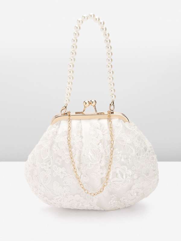White clutches online sale