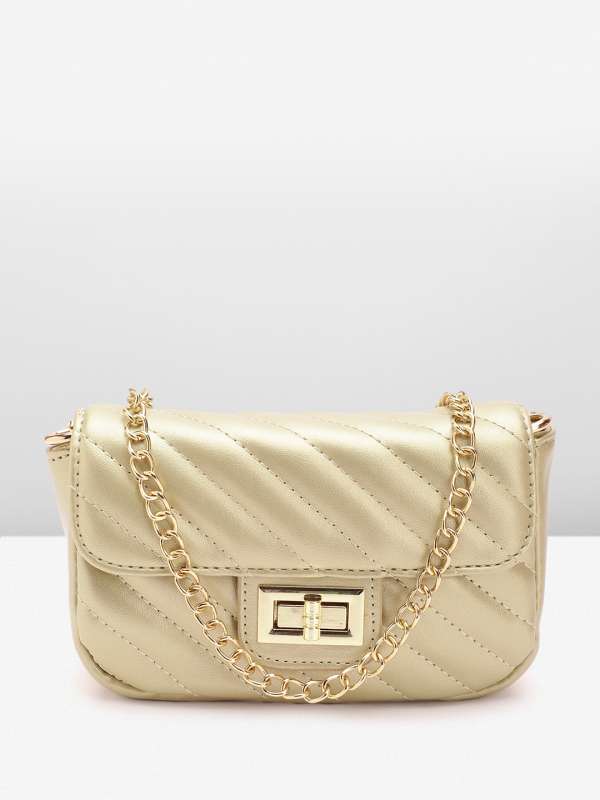 Gold Bags Buy Trendy Gold Bags Online in India Myntra