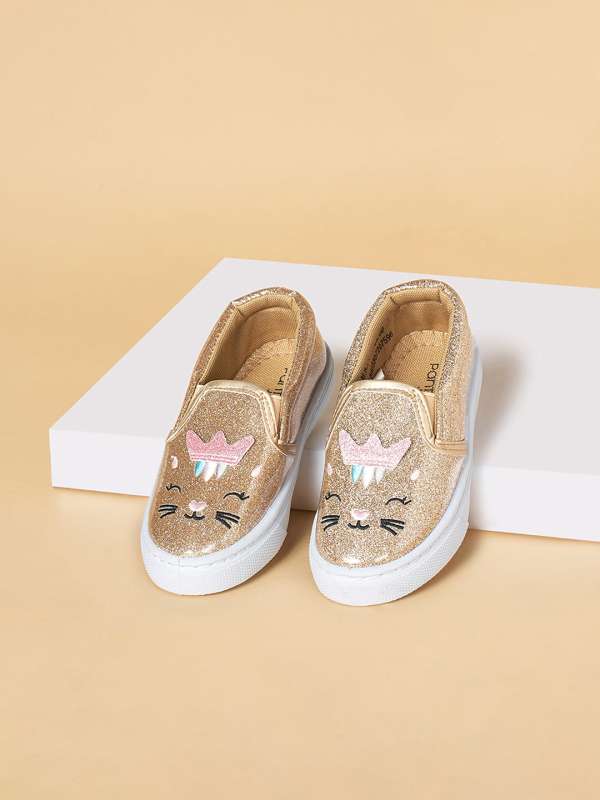 Gold slip clearance on sneakers