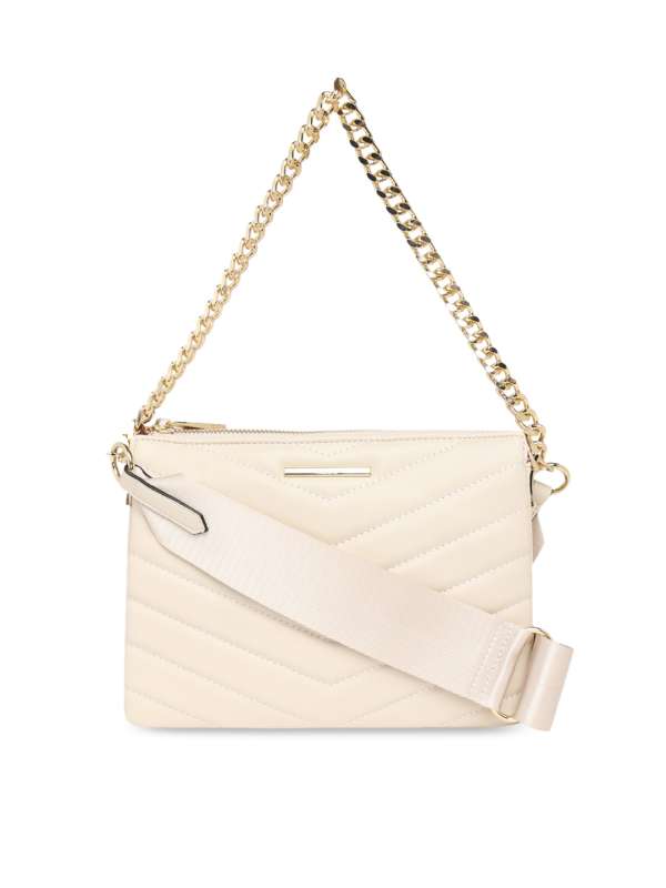 Aldo white top sling bag
