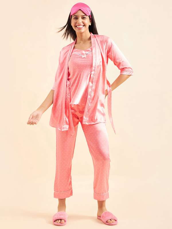 Buy 3 Piece Night Suits Online in India Myntra