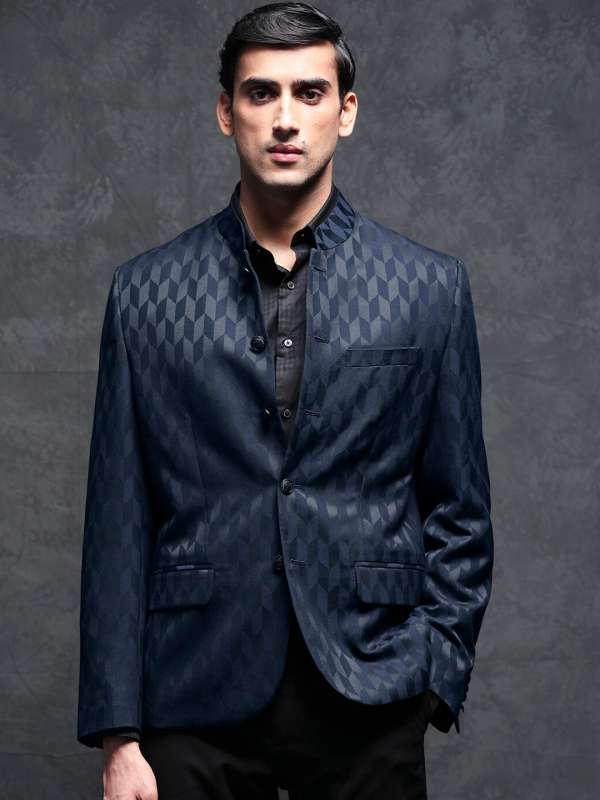 Chinese collar shirt and blazer deals
