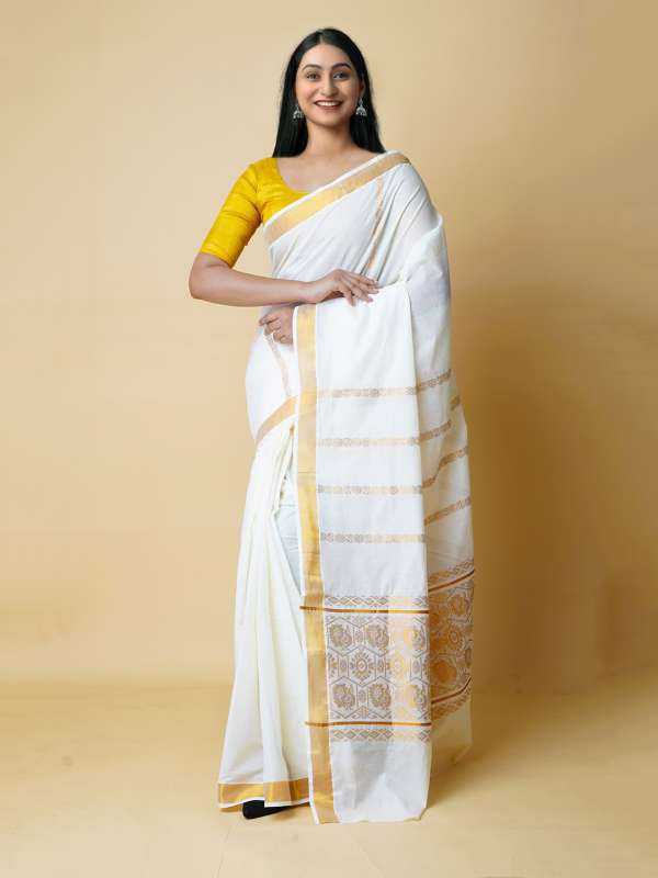 Myntra sarees cotton silk discount