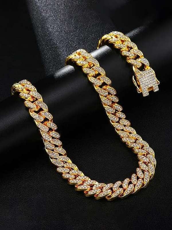 Gold plated mens top chain online shopping
