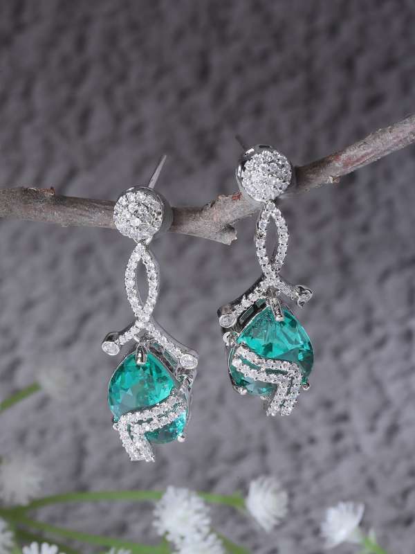 Turquoise Blue Earrings Buy Turquoise Blue Earrings online in India