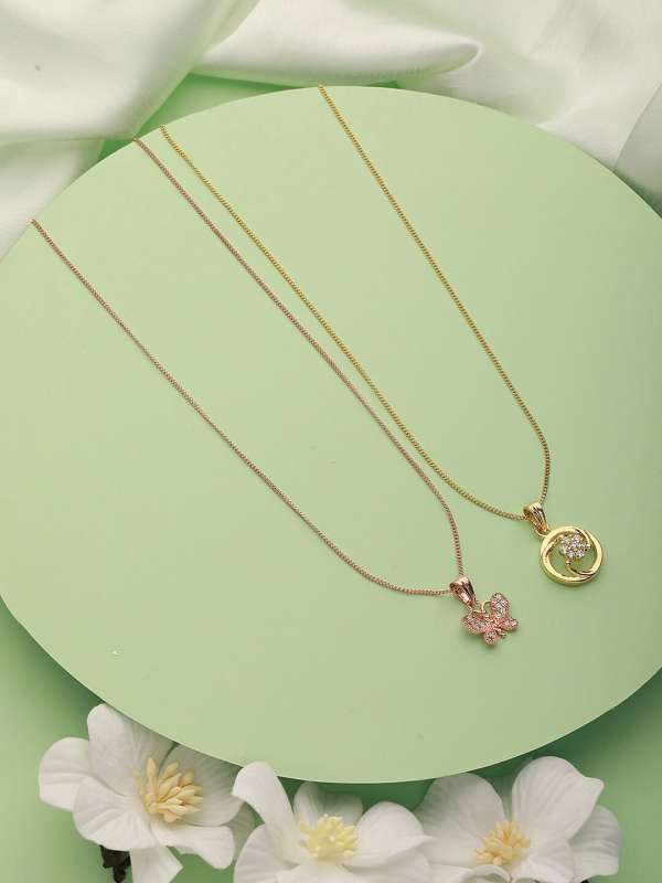 Sia Art Jewellery Gold Pendant Set 6815109.htm Buy Sia Art Jewellery Gold Pendant Set 6815109.htm online in India