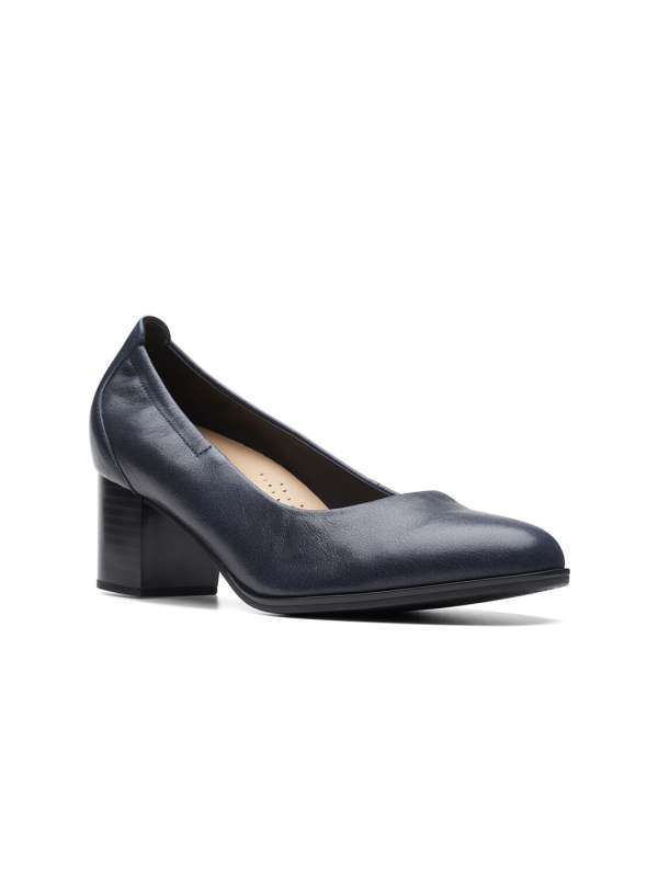 Orange Navy Blue Women Heels Clarks Buy Orange Navy Blue Women Heels Clarks online in India