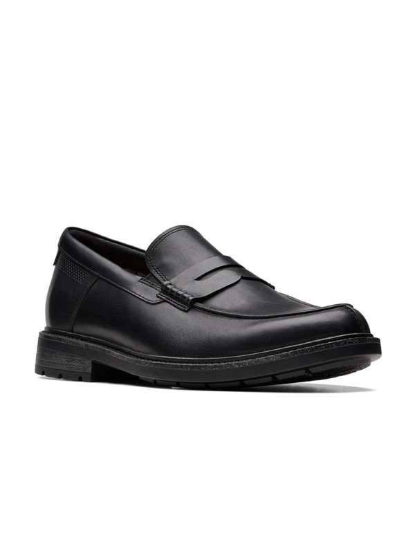 Clarks mens penny loafers clearance