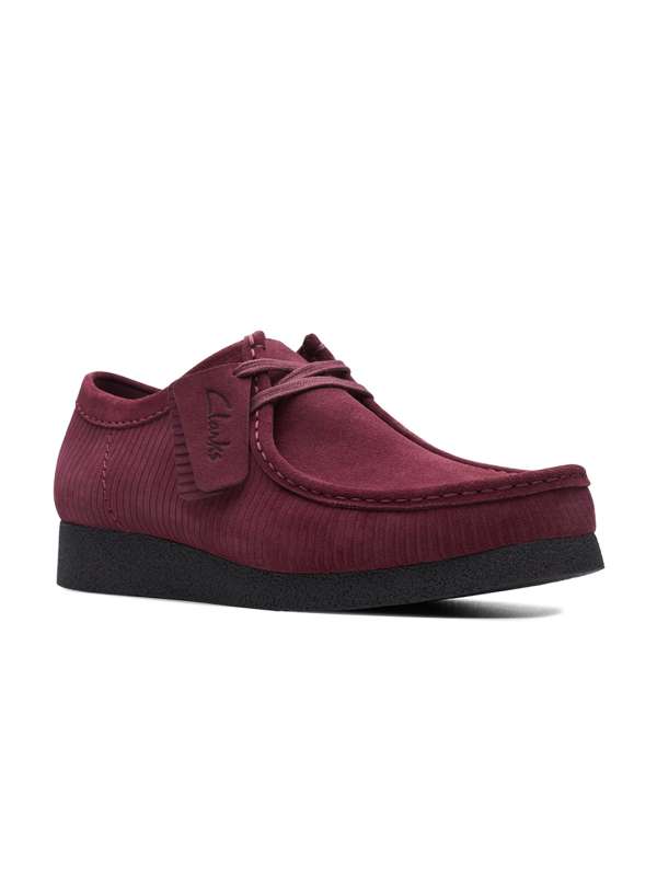 Clarks burgundy shoes online