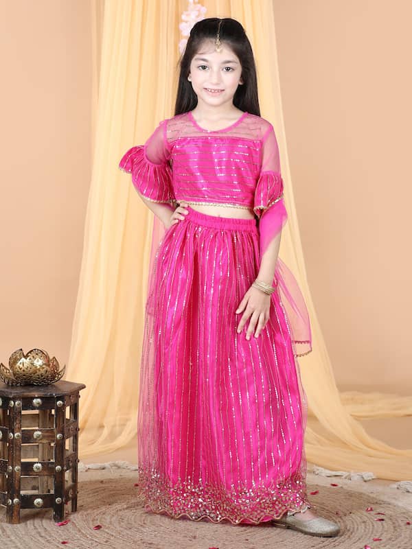 Buy Purple Ethnic Wear Sets for Girls by Baby Zi Online | Ajio.com
