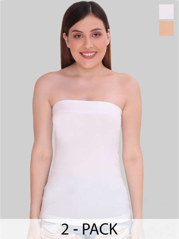 Padded Strapless Camisoles Buy Padded Strapless Camisoles online in India