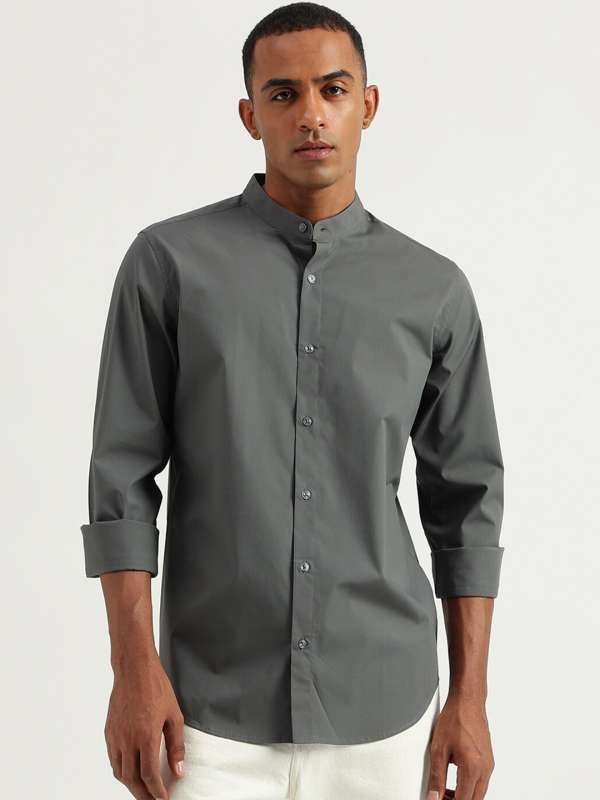 Chinese collar shirt sales online