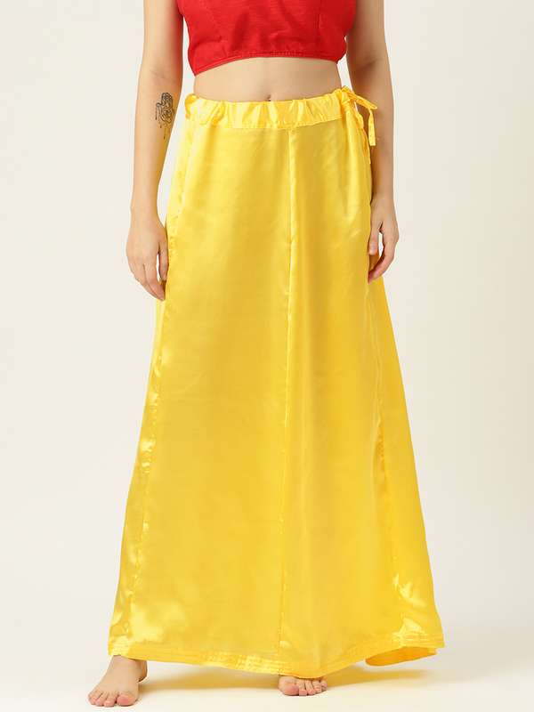 Satin petticoat myntra clearance