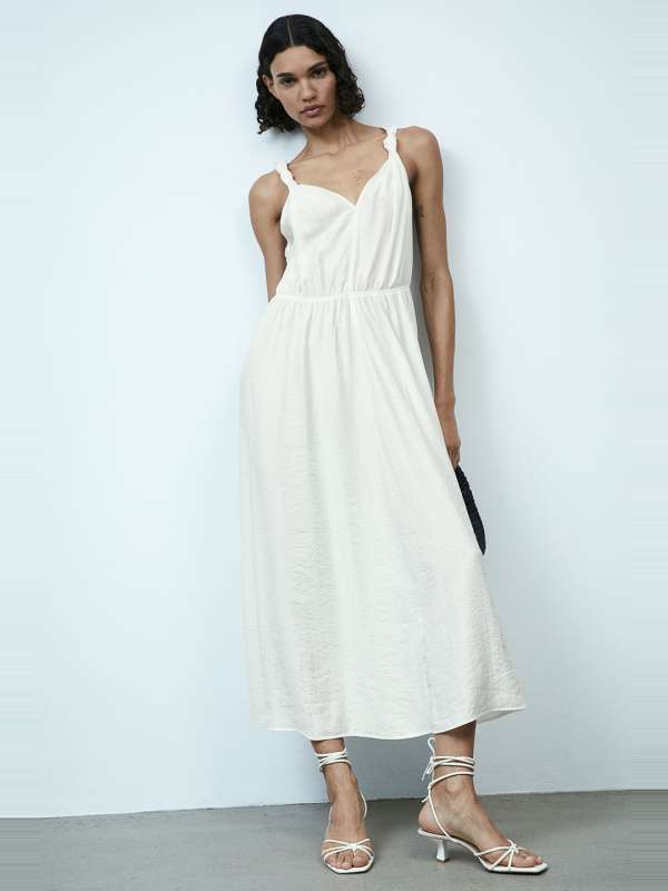 White Slip Dress - Buy White Slip Dress online in India