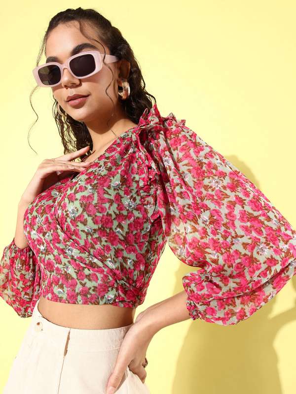 Pink barbie top outlet
