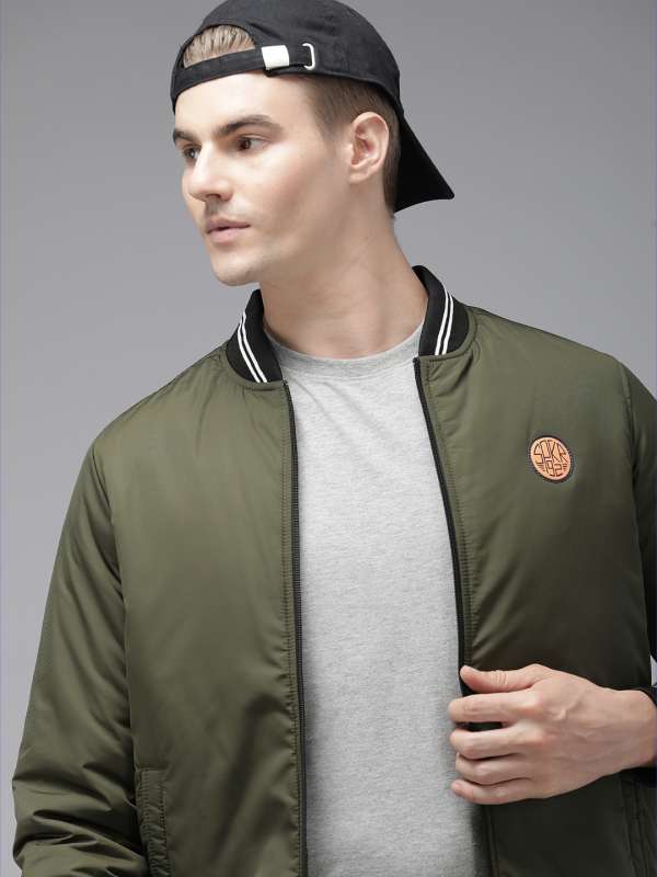 Olive Men Jackets Spykar Buy Olive Men Jackets Spykar online in