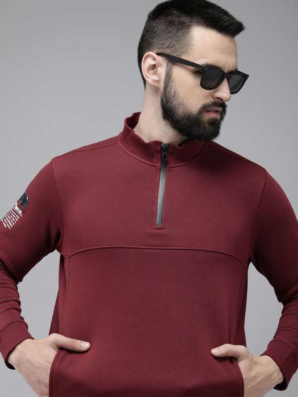 Spykar sweatshirt with zipper top