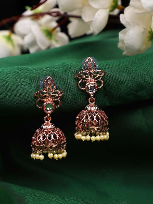 Brass new arrivals jhumkas online