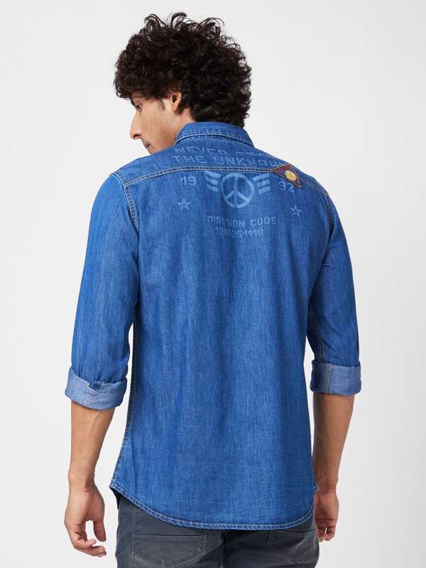 Spykar jeans shirt on sale