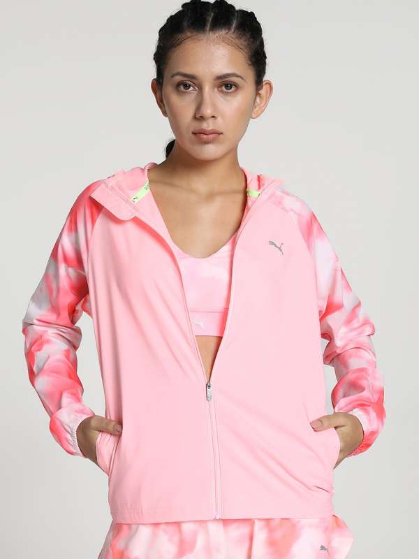 Puma jacket pink on sale