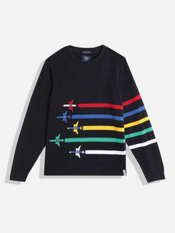 Indian print sweater best sale