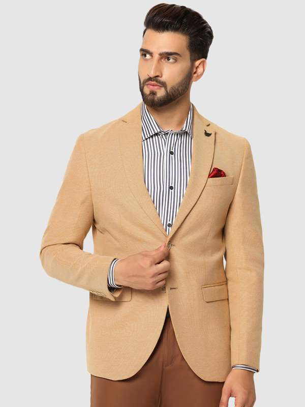 Golden colour discount coat pant design