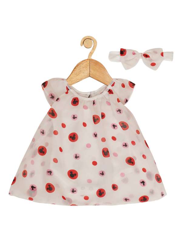 Baby frock with hair band shop