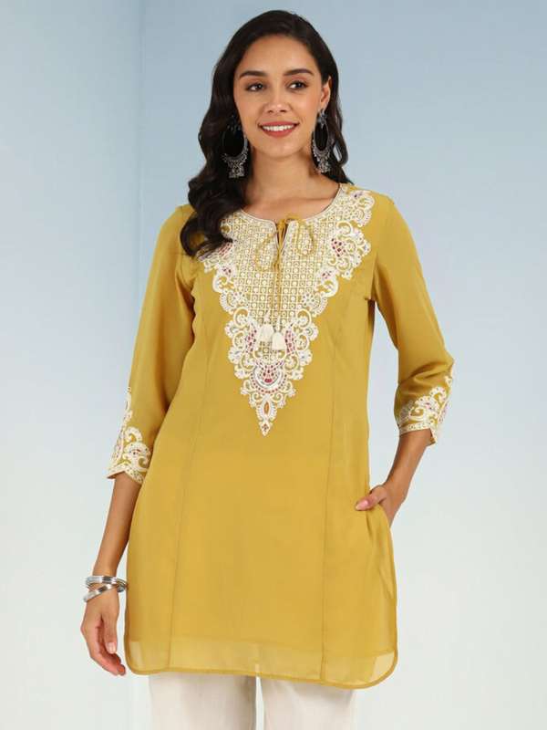Pure georgette kurtis top online