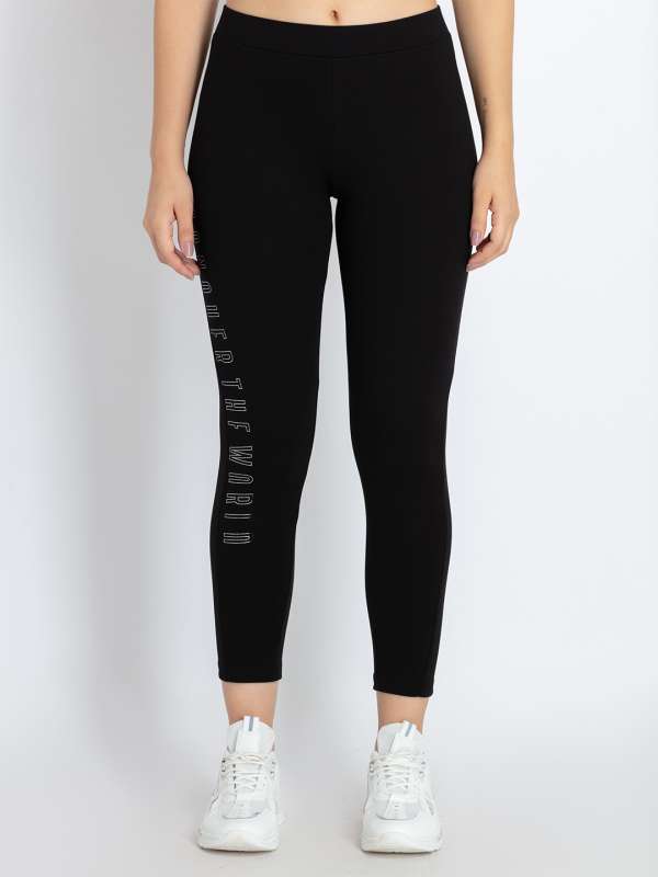 Printed jeggings myntra 2025