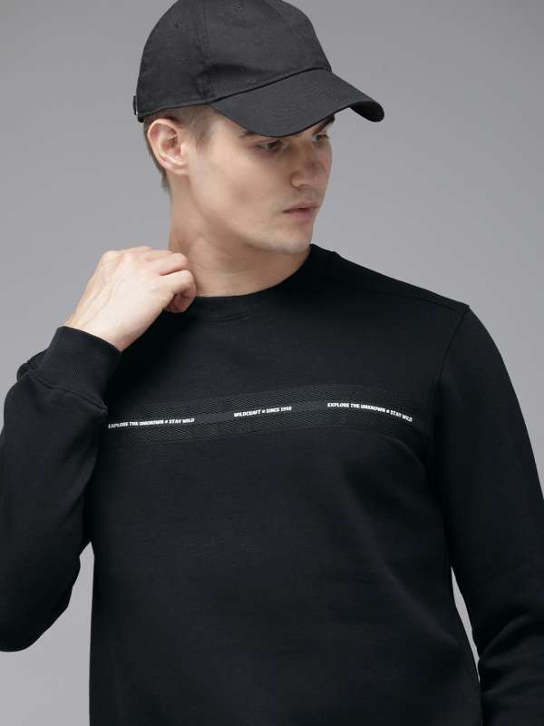 Wildcraft full sleeve solid men's sweatshirt sales