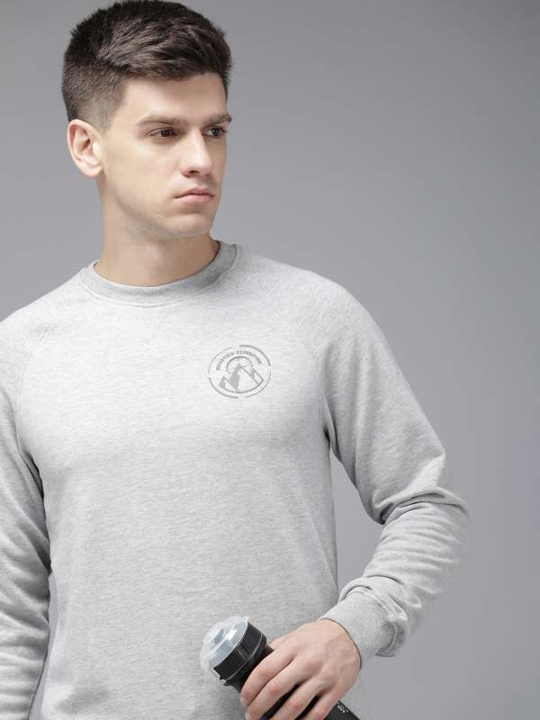 Wildcraft sweatshirt grey on sale