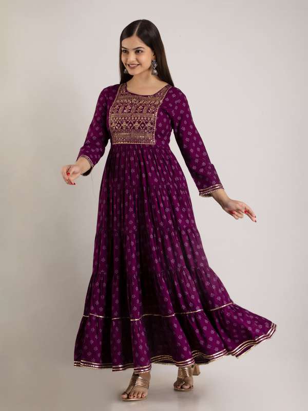 Indian Ethnic Wear Long Anarkali Gown For Women 2023