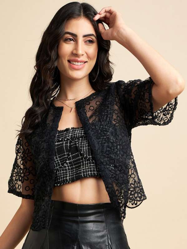 Womens short sleeve shrug on sale