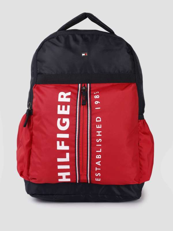 Tommy hilfiger red backpack cheap