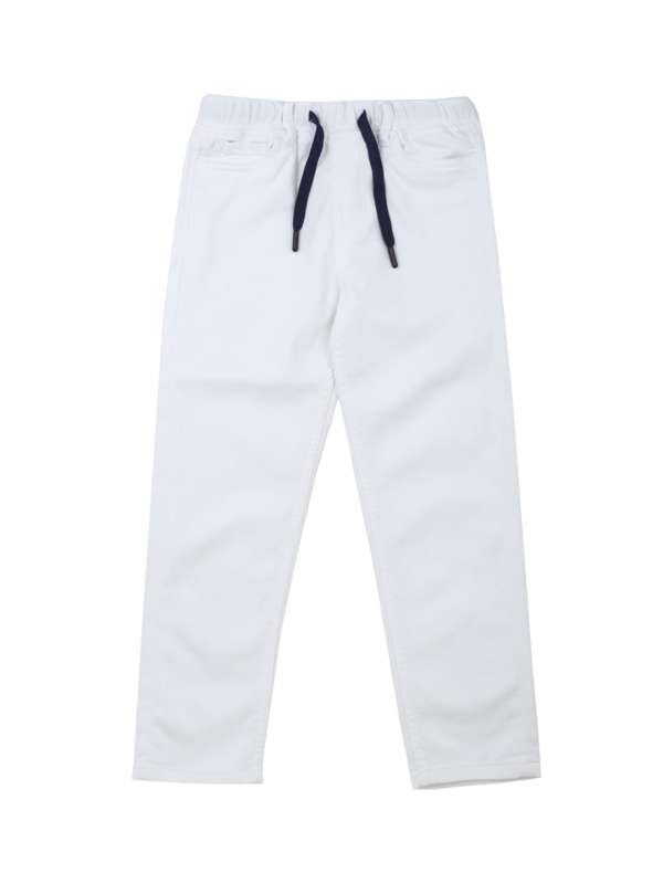 White pant store for boys