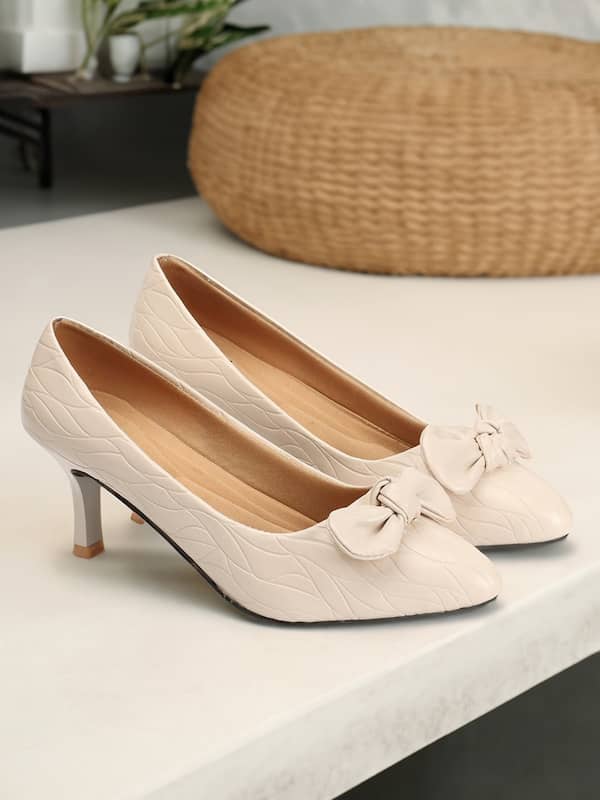 Sharon Grey Pump Shoe Heels for Women-suu.vn